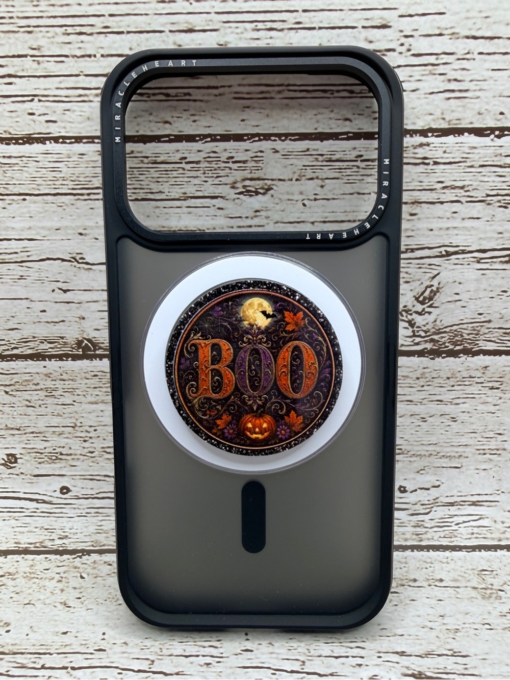 BOO Halloween Phone Grip